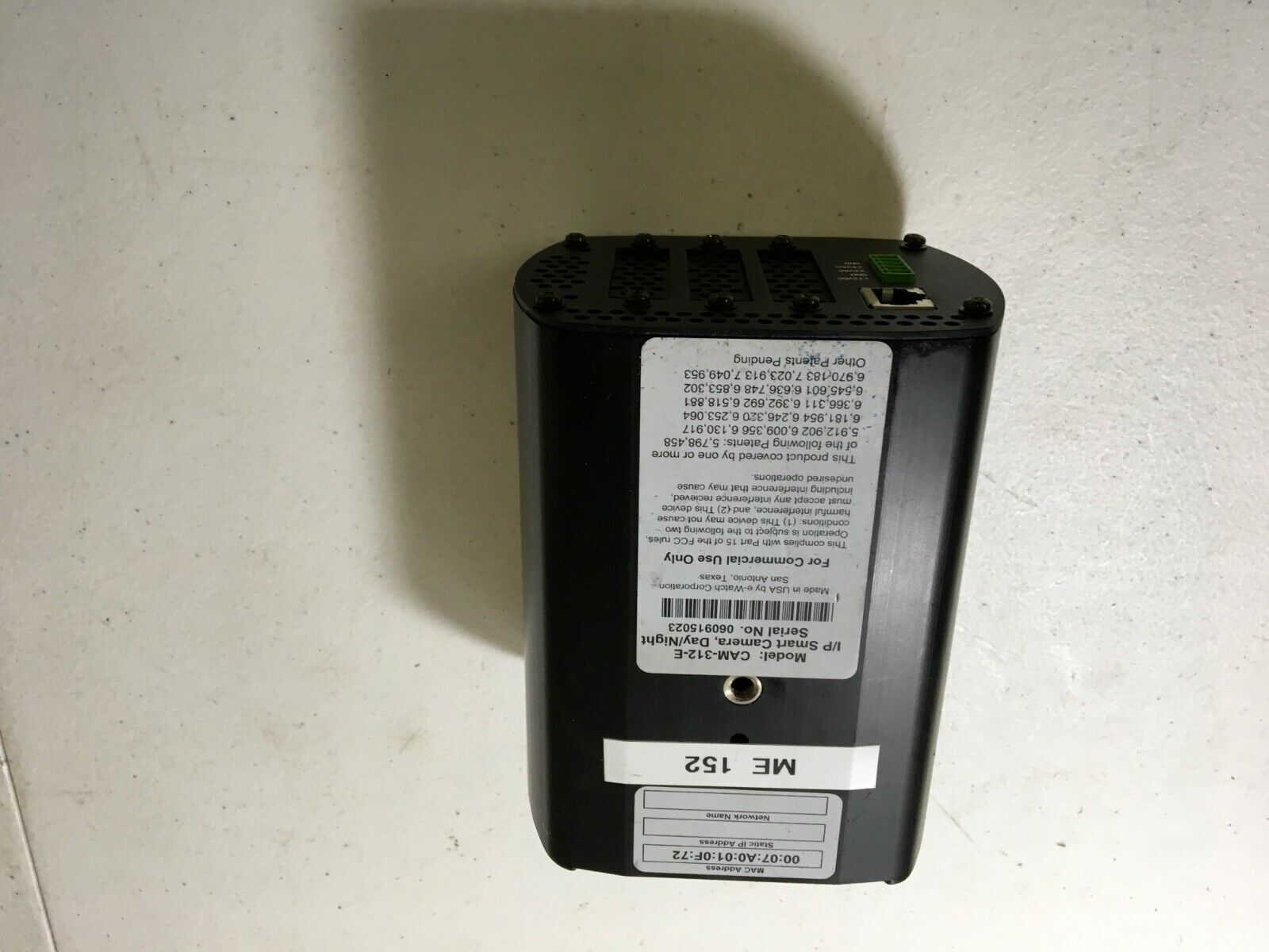 E-Watch I/P Smart Camera CAM-201-LP 86 72