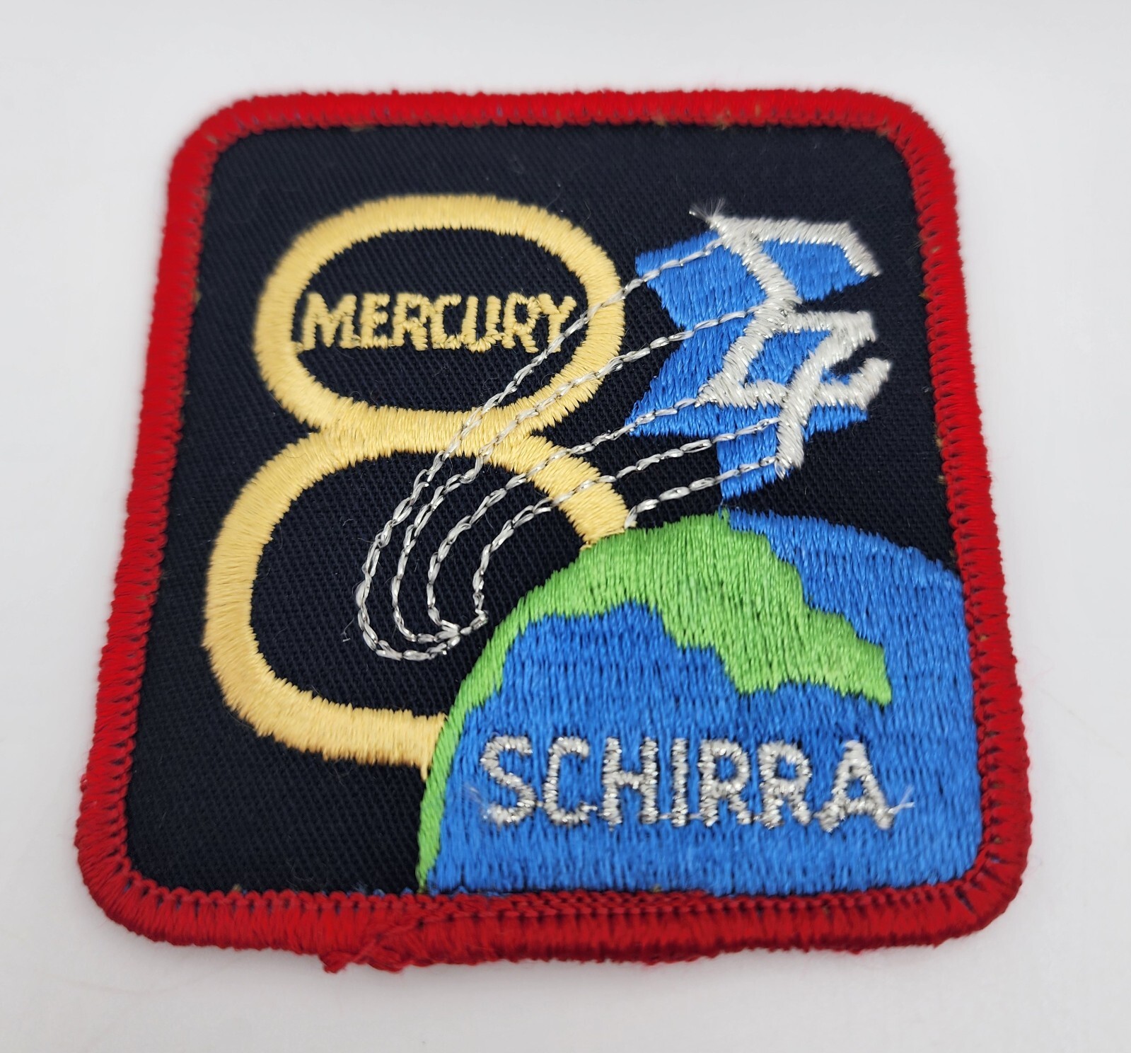 NASA WILLABEE & WARD  SPACE PATCH MERCURY 8 SCHIRRA