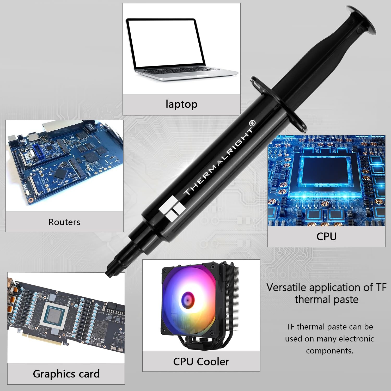 TF7 8g High Performance Thermal Compound Paste-8 Grams, 12.8W/mK, High Durabi...
