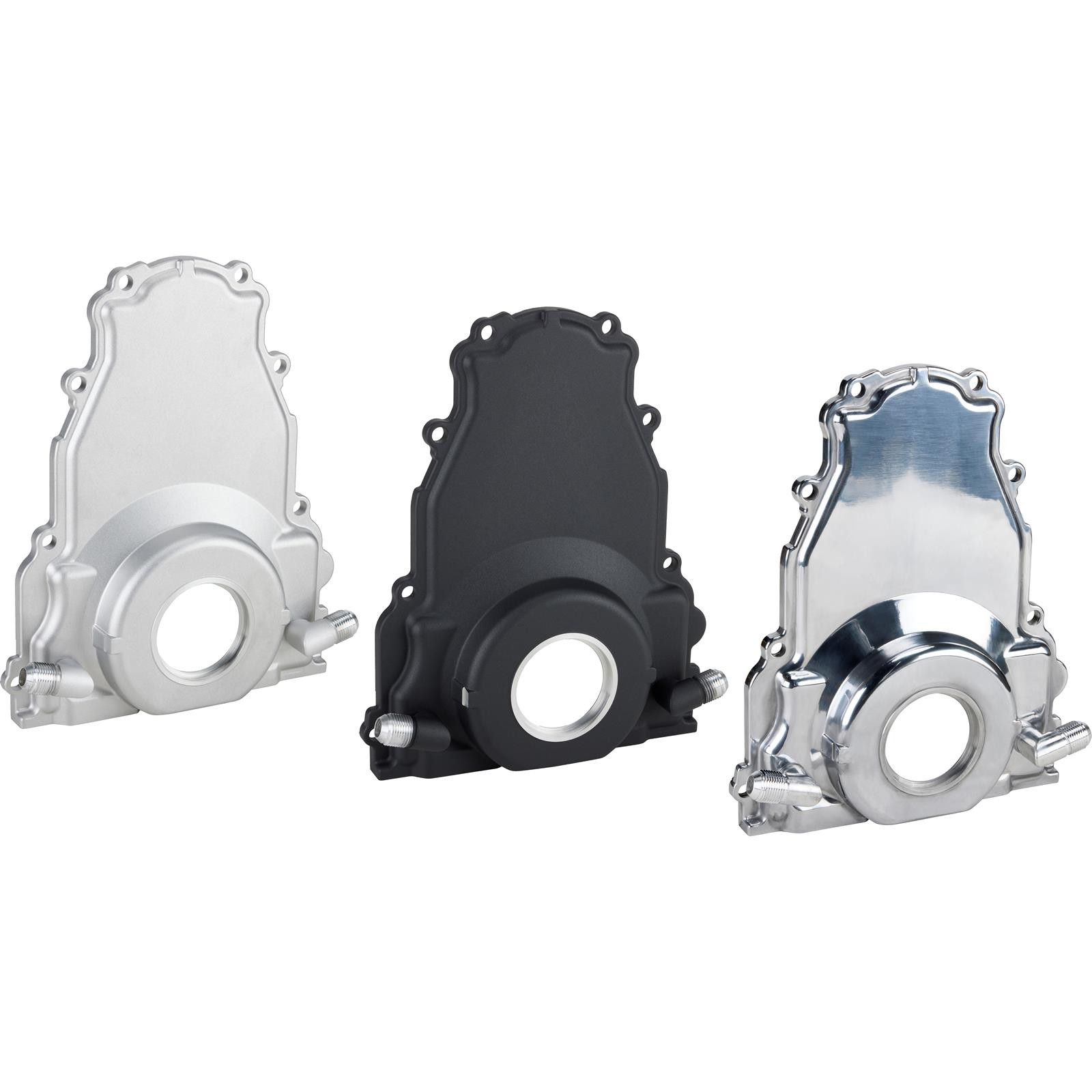LS Gen 3 LS Turbo Timing Cover Kit With Drains, Raw