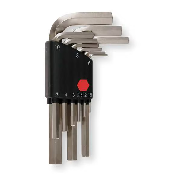 Wiha 9 Piece Metric L-Shape Hex Key Set, 35191 35191 Wiha 35191 084705351919