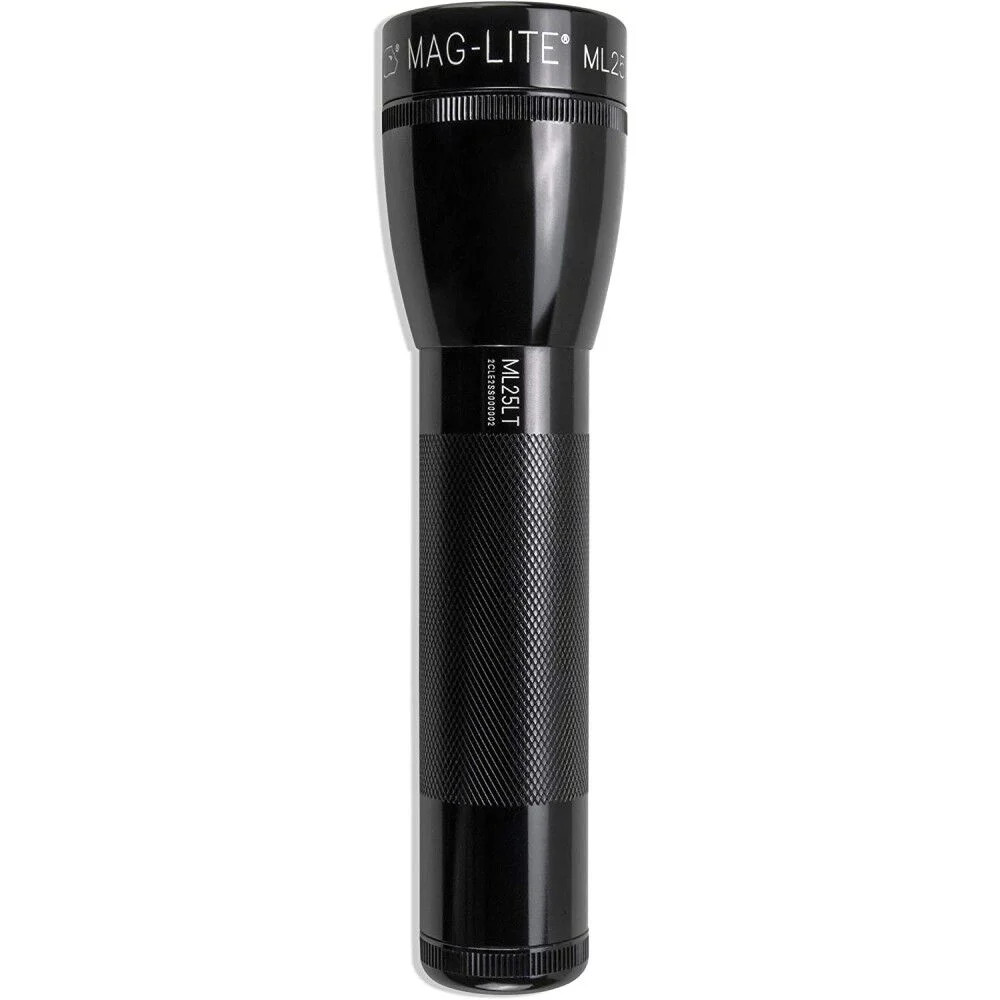 Maglite Flashlight Ml25Lt 192 Lumens Black Led 2 Cell C