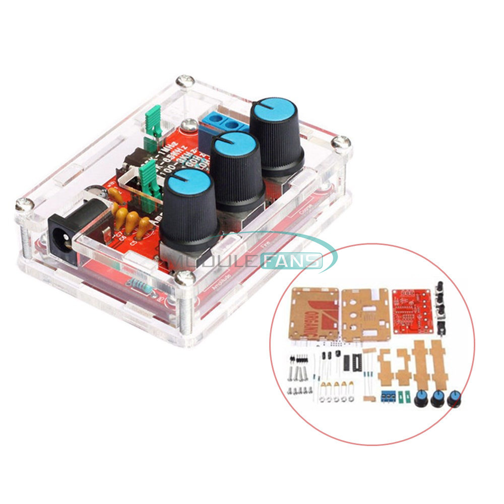 XR2206 Function Signal Generator DIY Kits Sine Triangle Square 1HZ-1MHZ Output