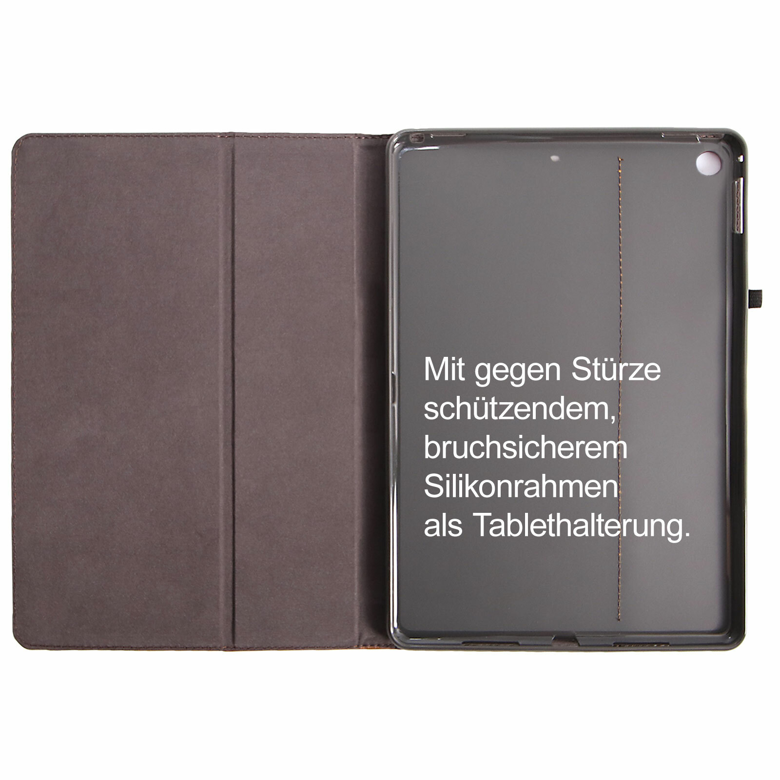 Apple Stand Case for iPad 9. Gen. - 10.2" Leather Case Protective Tablet Cover