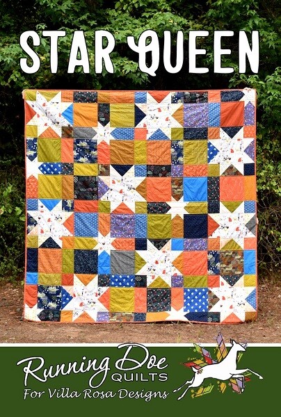 Star Queen Quilt Pattern-A Fat Quarter Quilt