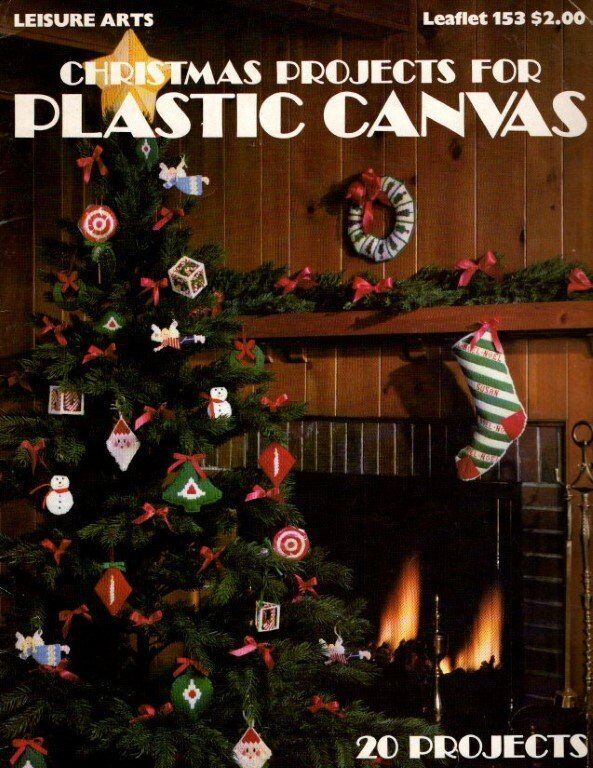 LEISURE ARTS CHRISTMAS PROJECTGS FOR PLASTIC CANVAS 20 PROJECTS