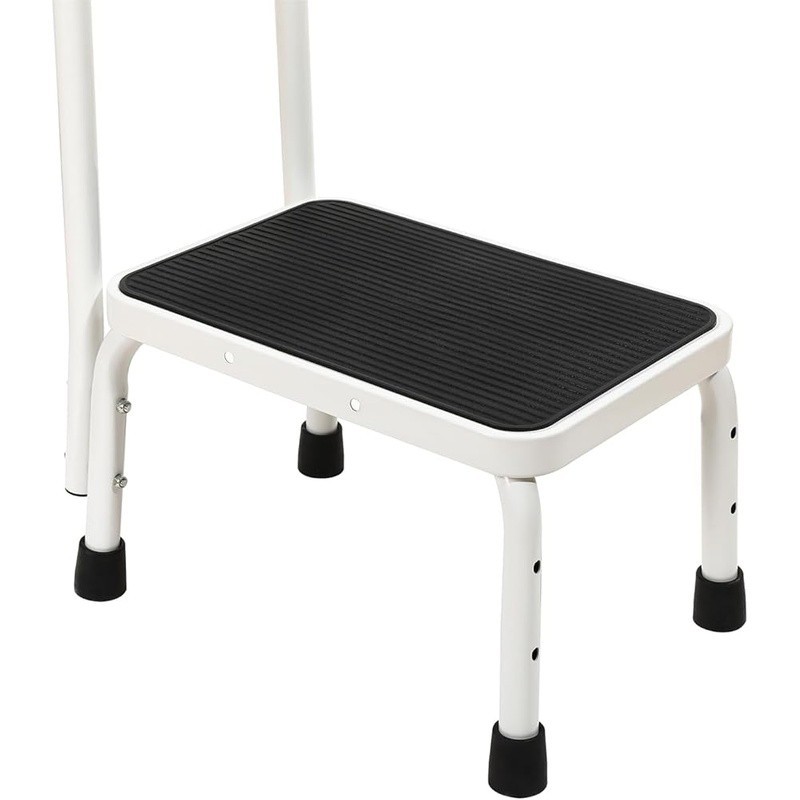 Safety Step Stool W/ Handle Non-Slip Surface Elderly Heavy Duty Portable Support