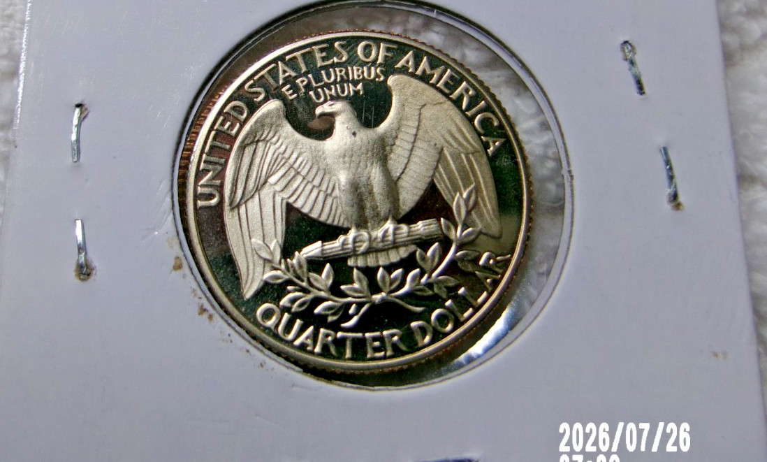 1981 S CLAD Proof Washington Quarter from Proof Set