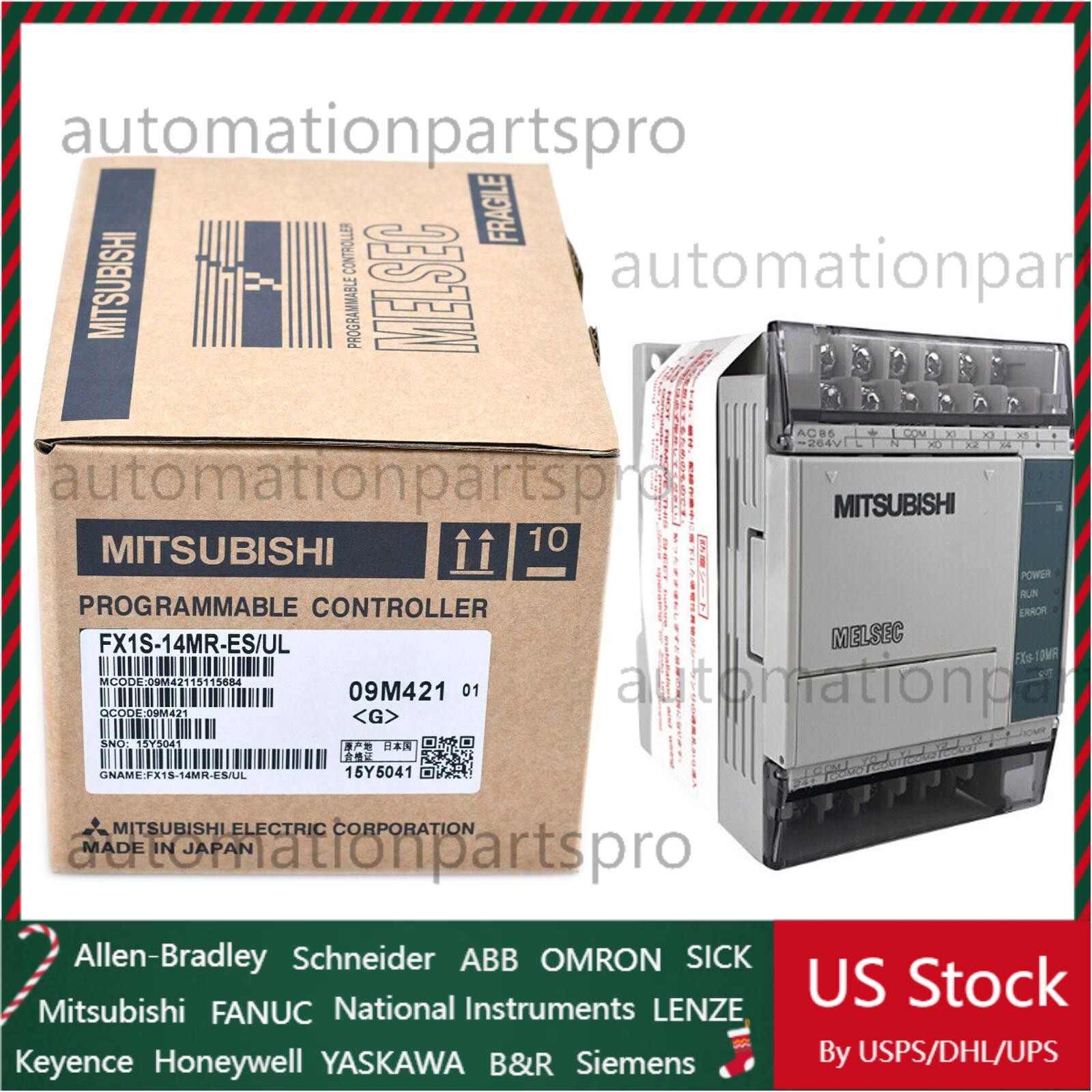 New In Box MITSUBISHI FX1S-14MR-ES/UL (FX1S14MRESUL) Programmable Controller