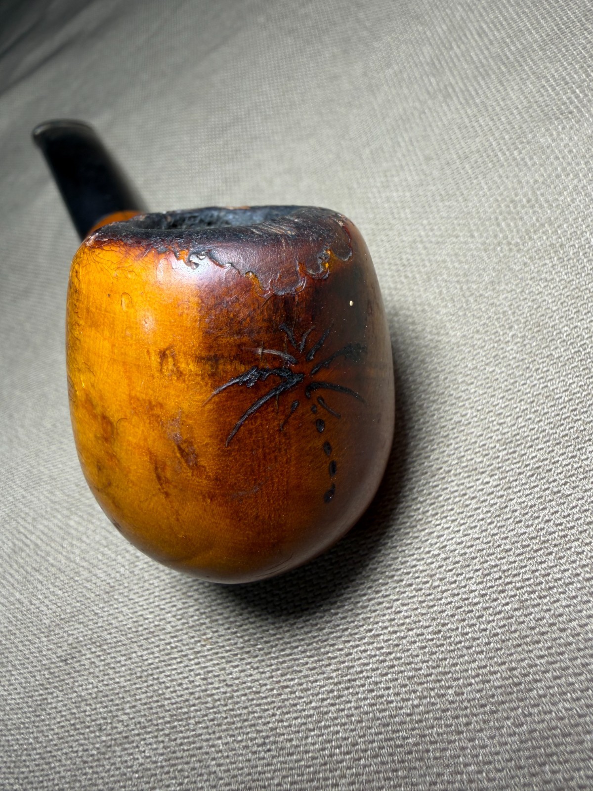WW2. German officer's pipe. WWII.