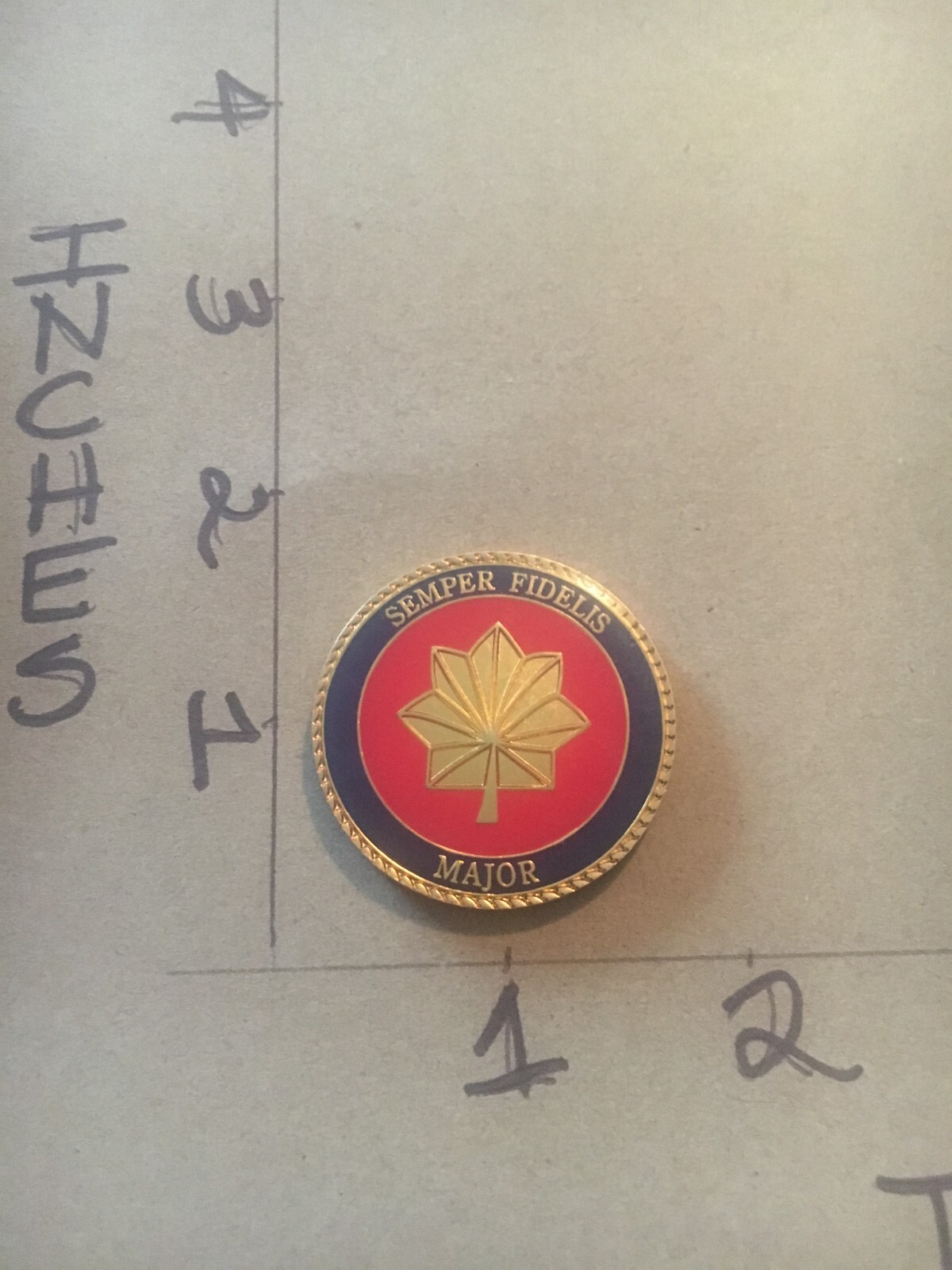 USMC US Marine Corps Major CHALLENGE COIN 5/6/25