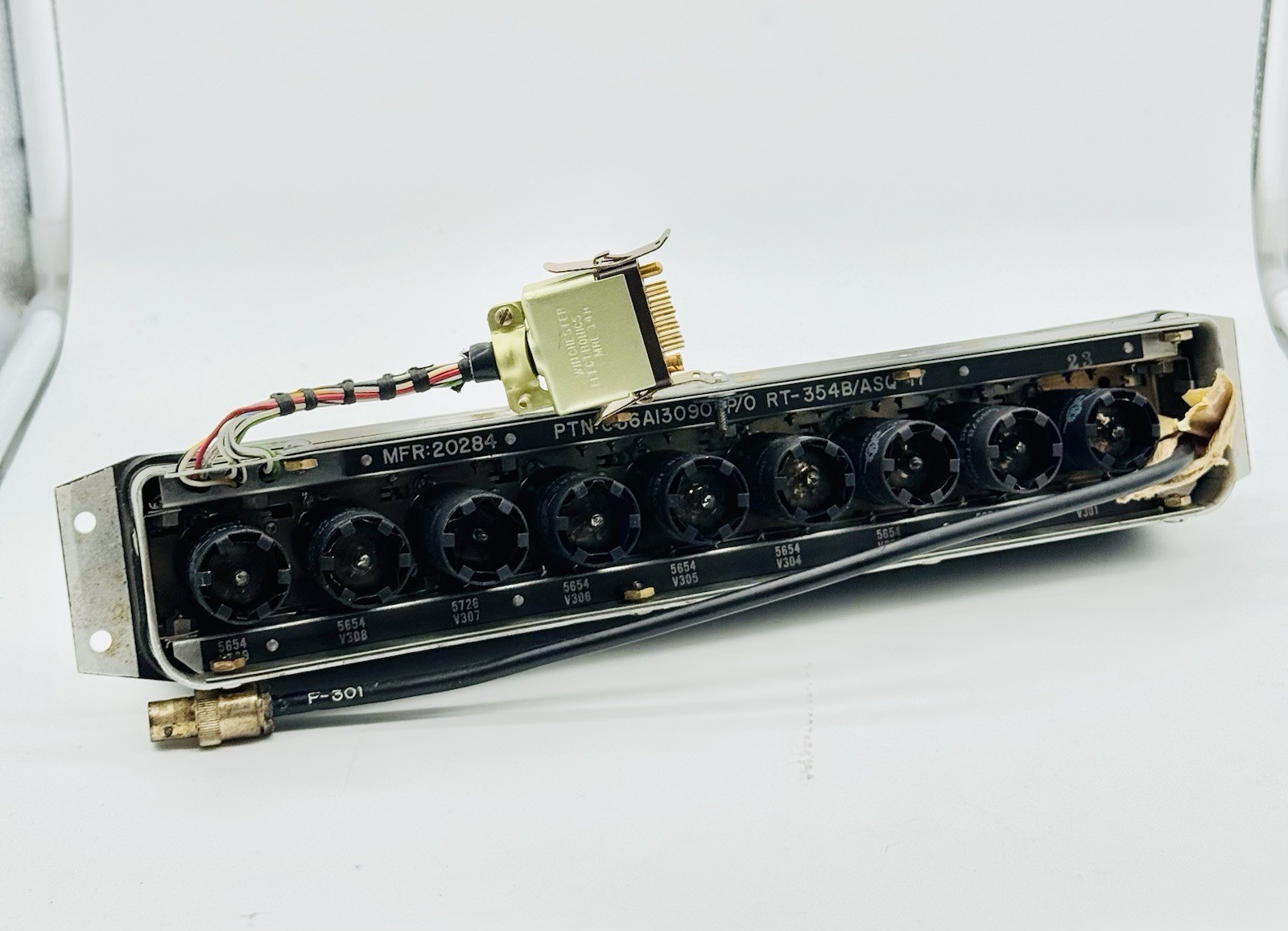 Vintage MFR:20284 RCA 5726 5654 Vacuum Tube Panel Preamplifier Channel Strip K62