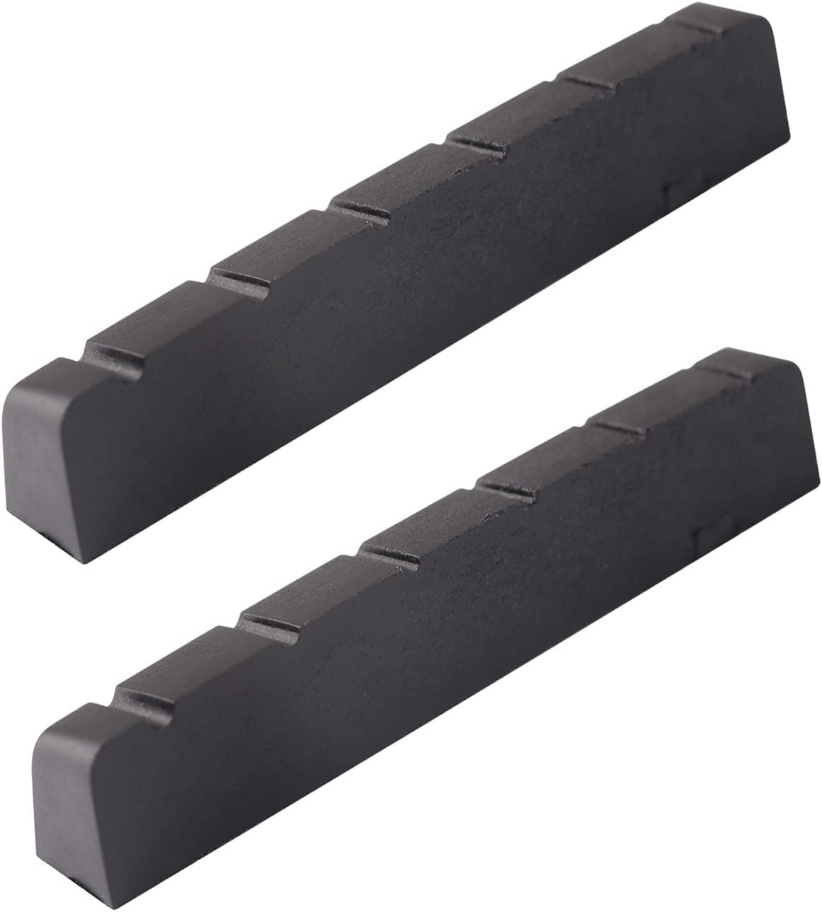 6 String Graphite Guitar Nut Pre-Slotted Top Nut 43mm x 9mm x 6mm Compatible wit