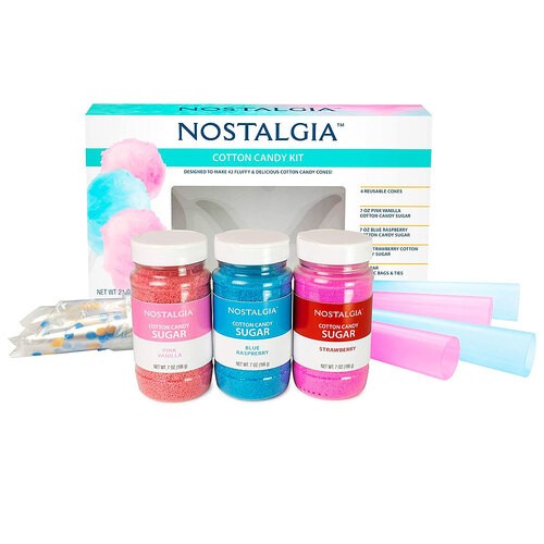 Nostalgia FSCC8 Flossing Sugar Cotton Candy Kit