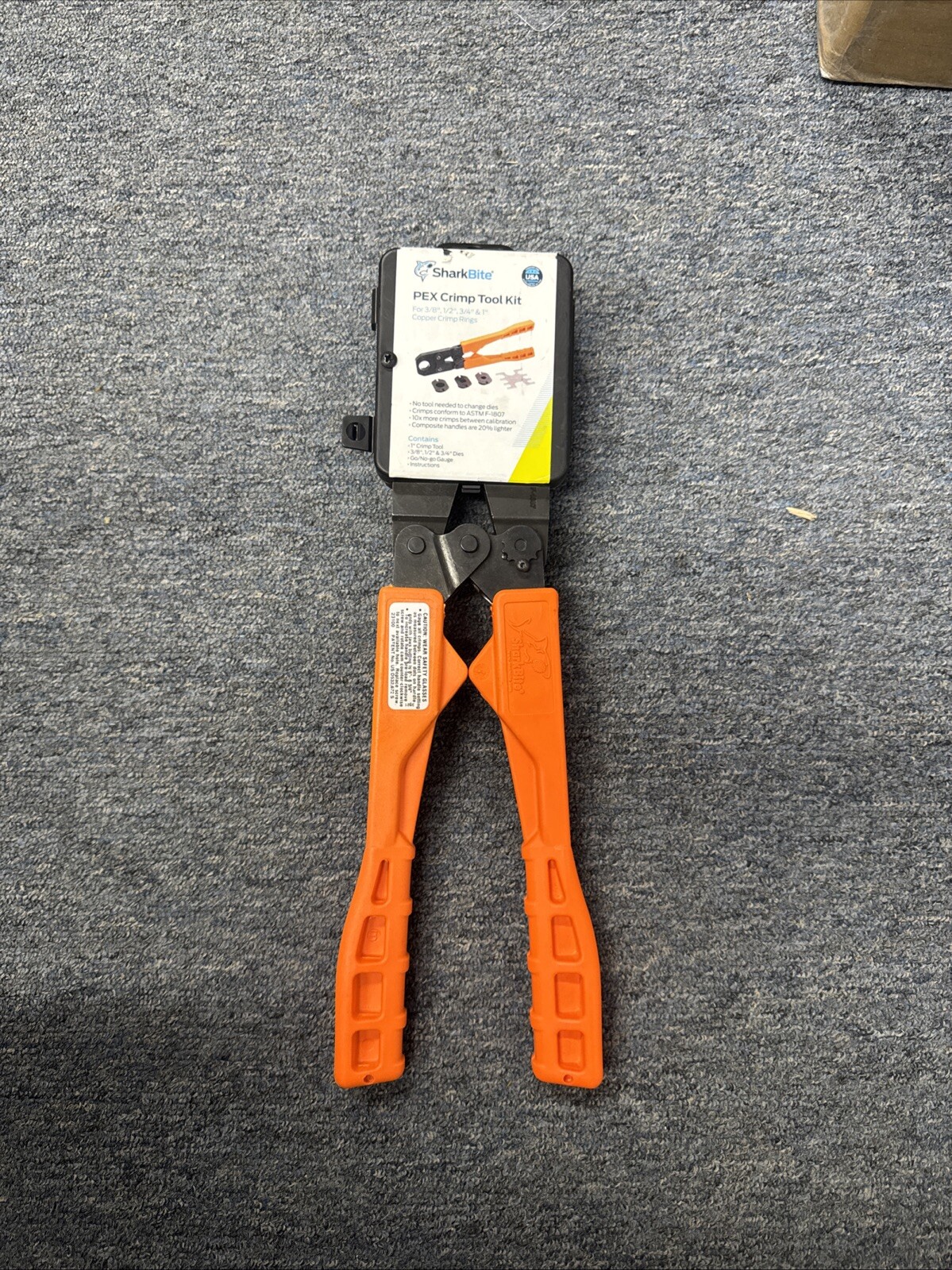 Shark Bite pex crimping tool Kit  [ 3/8 - 1 Inch].