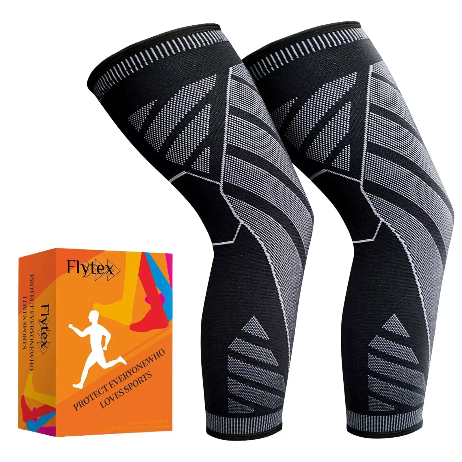 Flytex Full Leg Compression Pair leg sleeve long compression leg sleeve knee 3XL