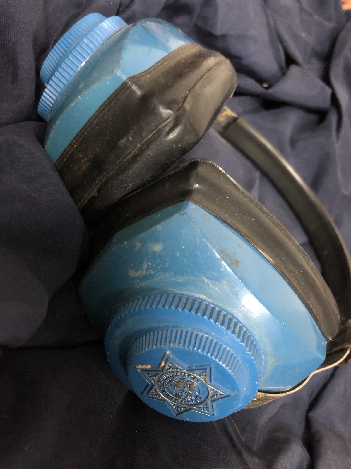 California Highway Patrol Ear Muffs Shooting Protection Vintage
