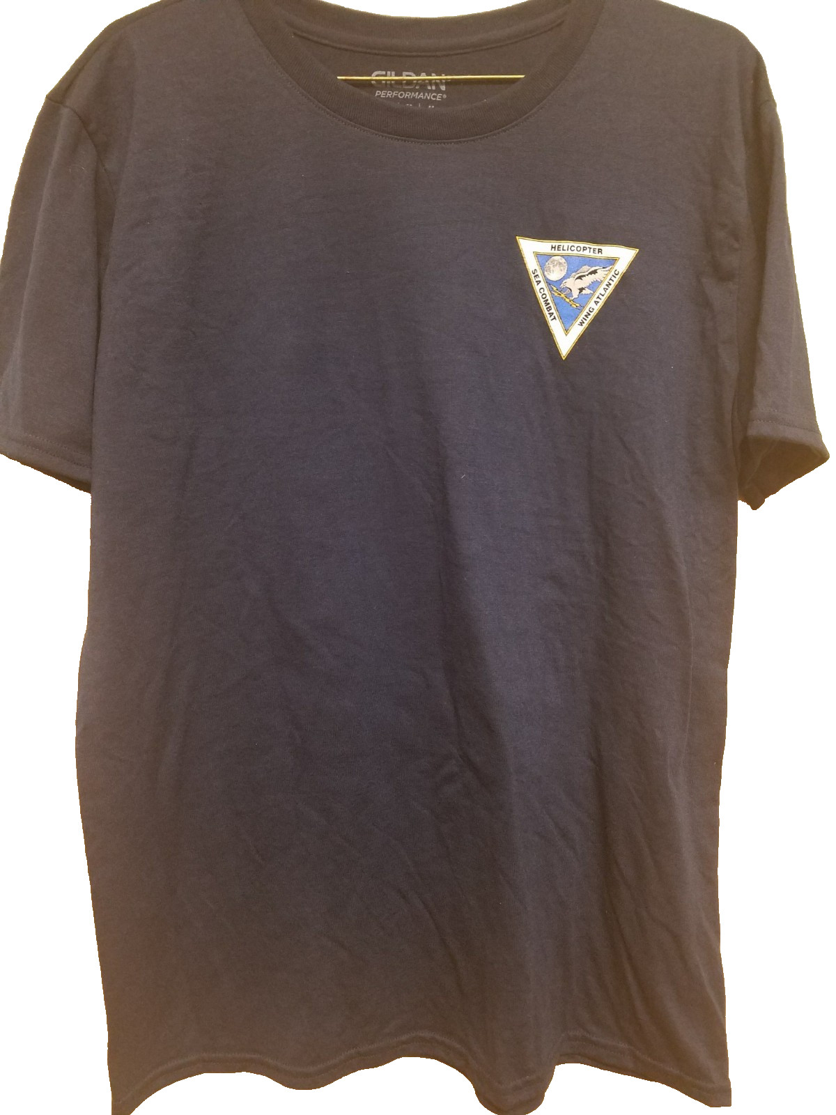 HELICOPTER SEA COMBAT WING CPO MESS GILDAN PERFORMANCE T-SHIRT - SIZE LARGE