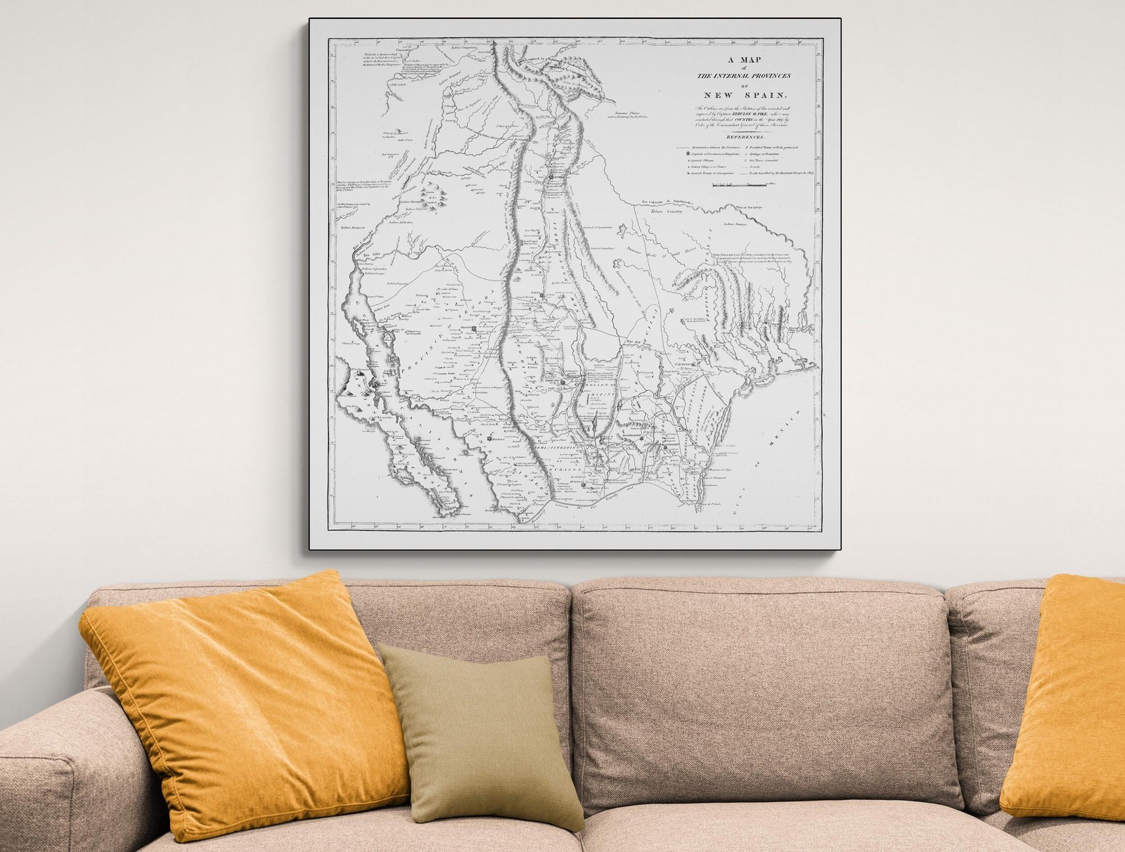 1810 Map of Pike’s Second Expedition – Texas & Southwest Exploration Print