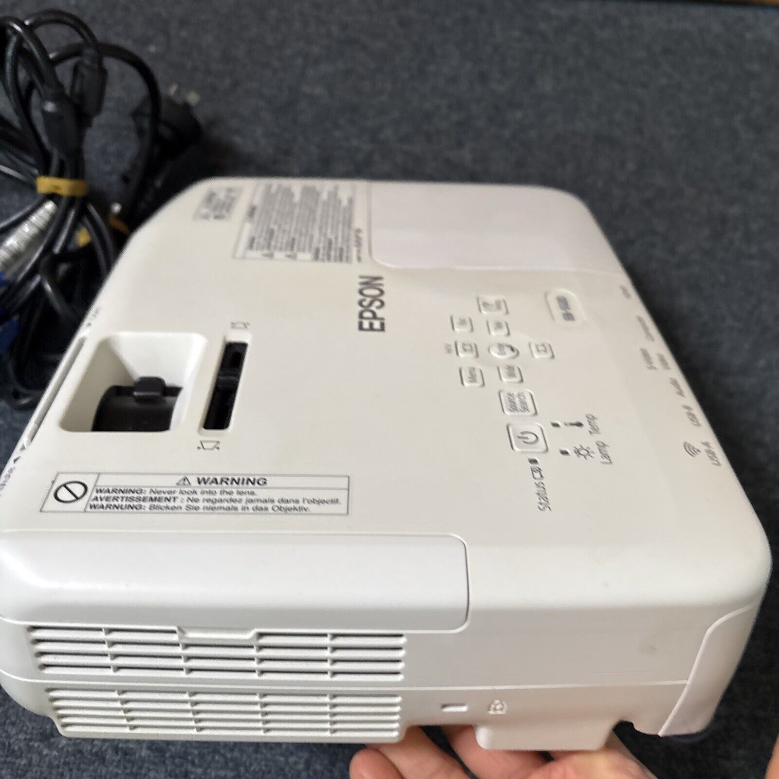 Epson EB-S120 LCD Projector HDMI VGA S-Video