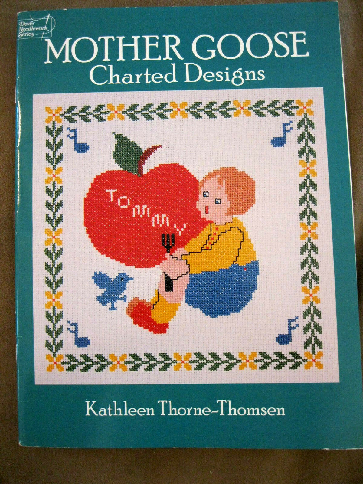 Dover MOTHER GOOSE Charted Designs 48pg booklet 1987 needlepoint cross-stitch