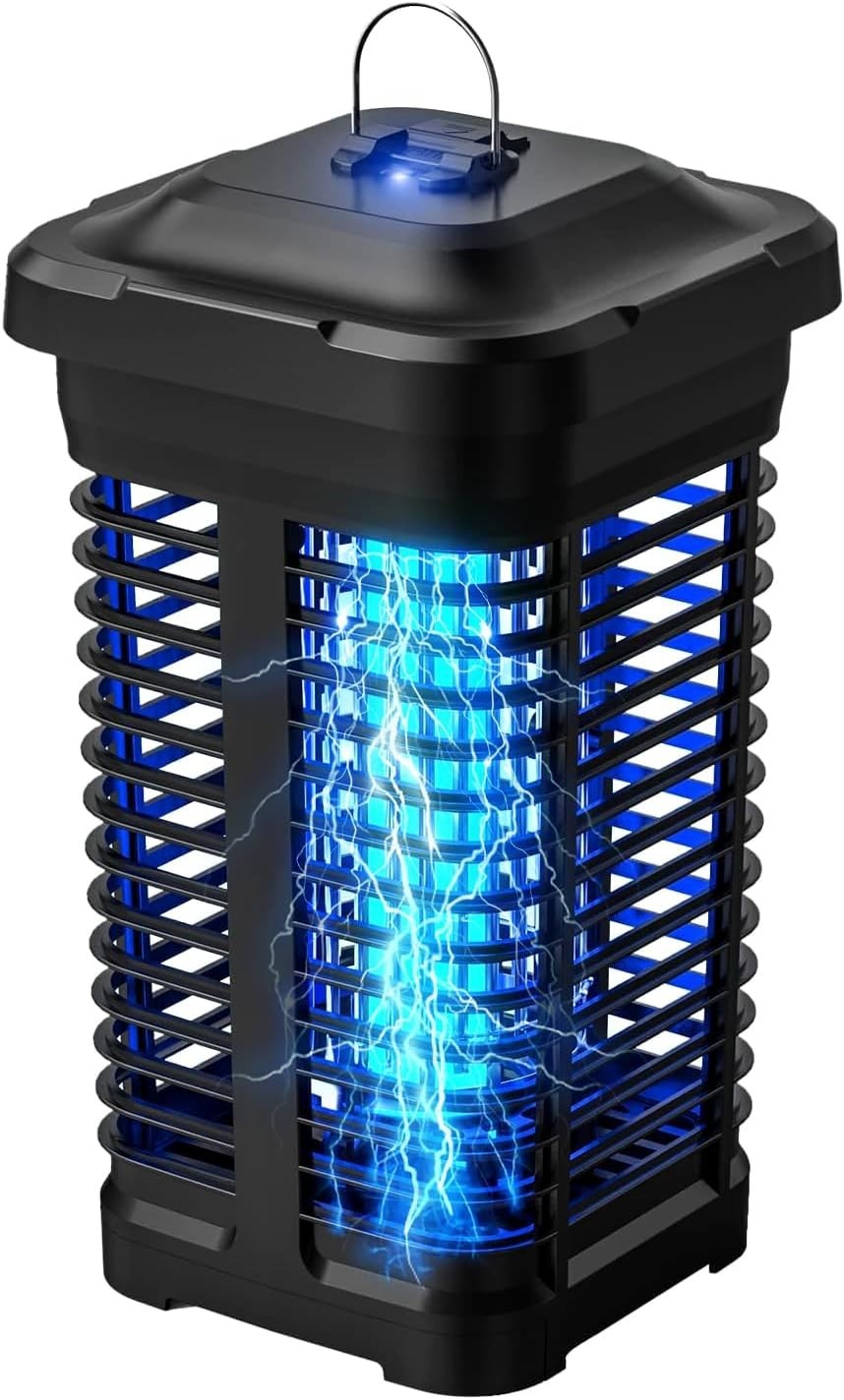 Bug Zapper Indoor Outdoor, 4300V 18W Electric Mosquito Killer  with Light Sensor