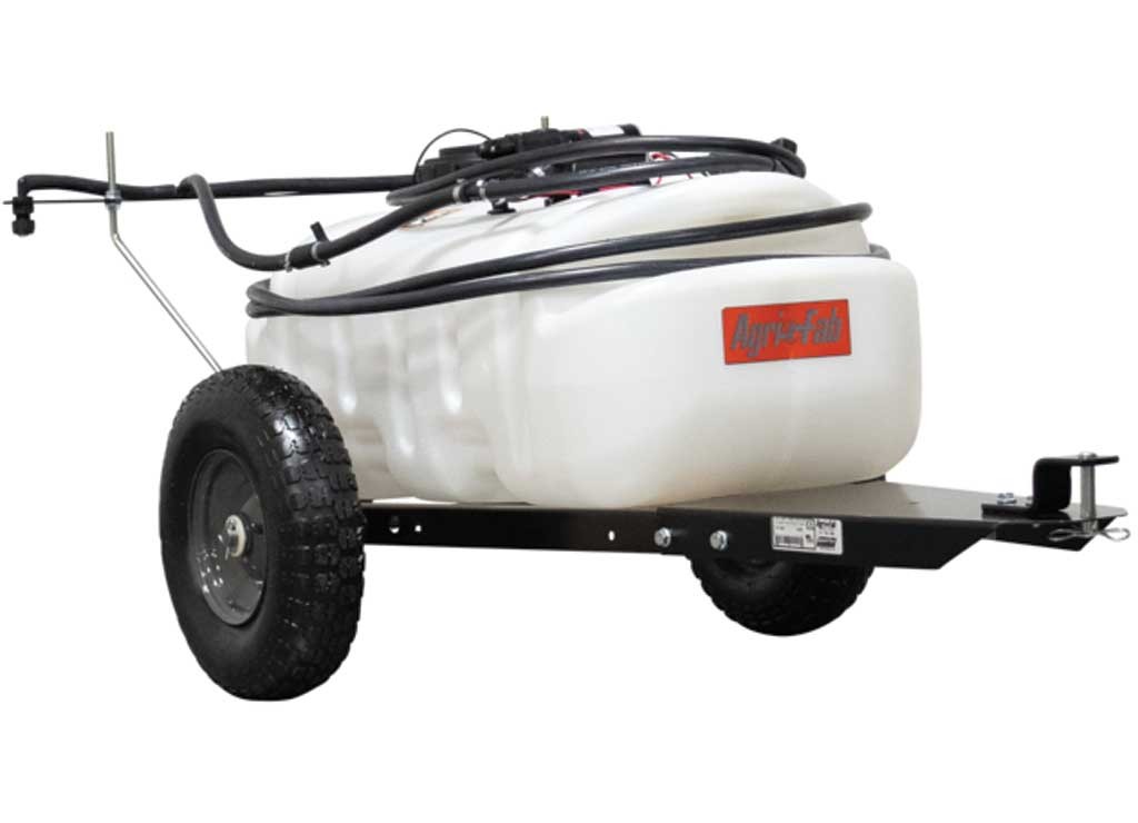 Agri-Fab 45-0615 Tow Sprayer, 15 Gal, 13" Pneumatic Wheels, Black