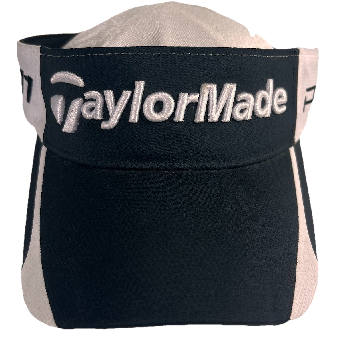 Mens Taylor Made R11 Penta Golf Visor Adjustable Back Black Embroidered