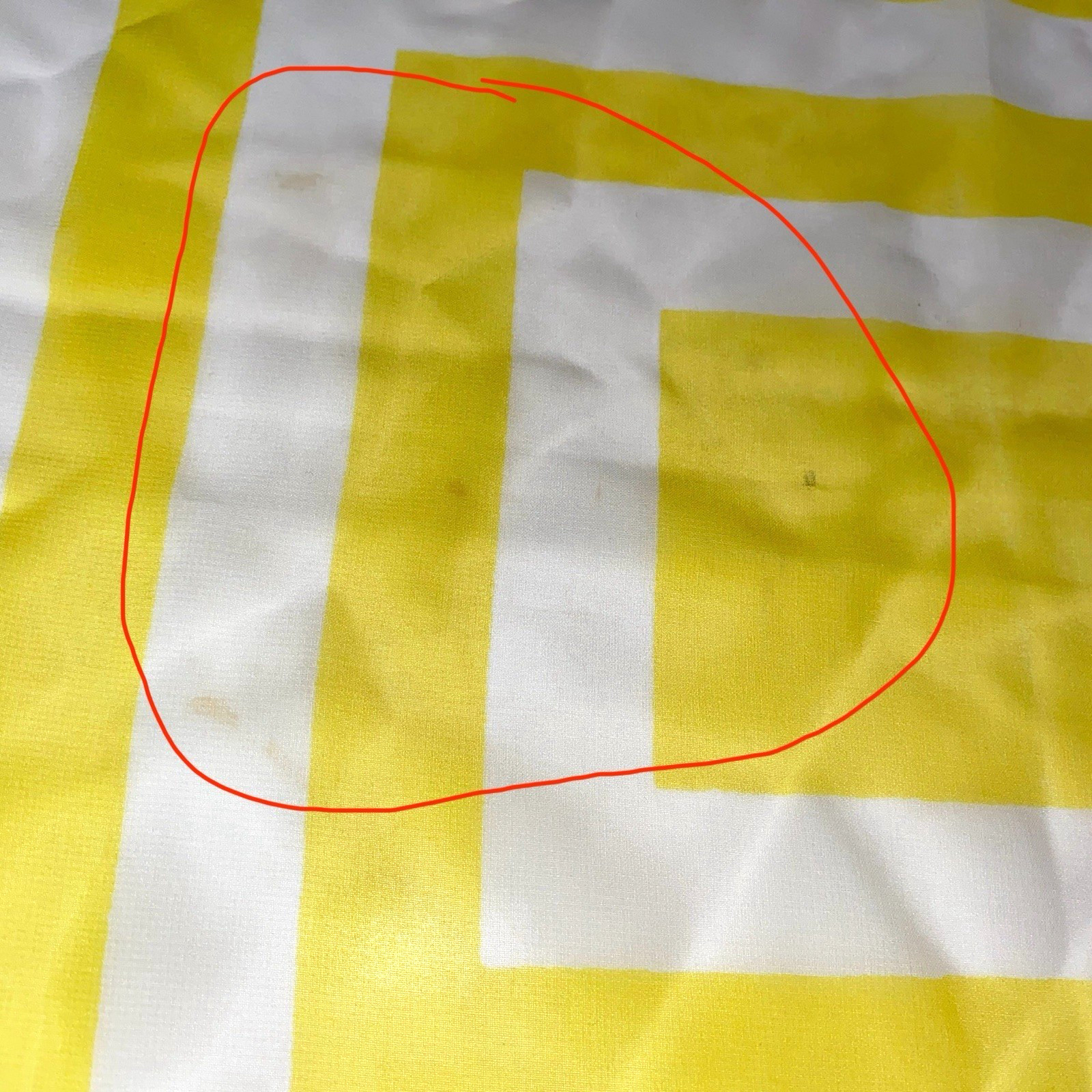 Vtg Sheer Scarf Yellow Square Flaws Spring Cheery Neck Hair Accessory Polyester