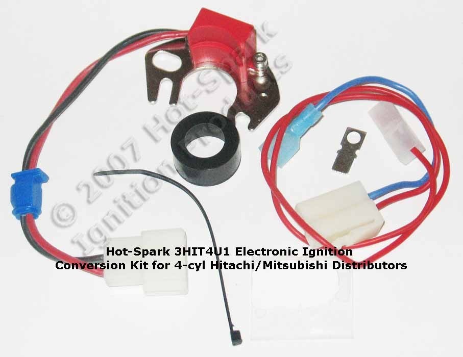Electronic Ignition: Ford/Honda/Mazda/Datsun 4cyl w/ Hitachi Distributor 3HIT4U1