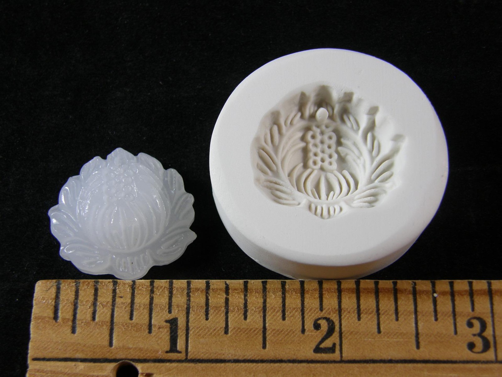 Lotus Flower (Med) Polymer Clay Mold (#MD1409)