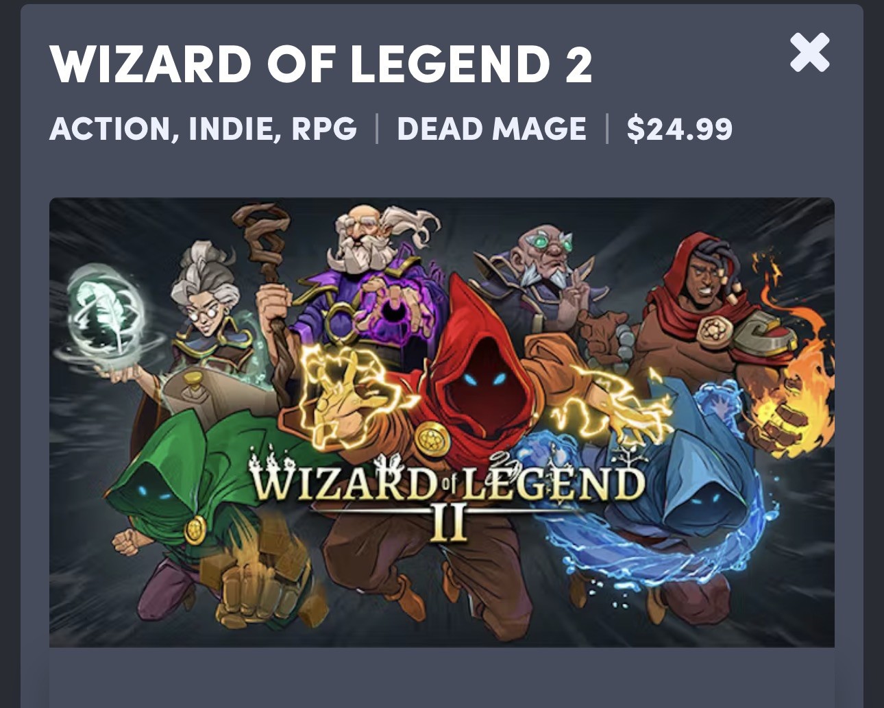 Wizard of Legend 2 - Steam Key / Digital