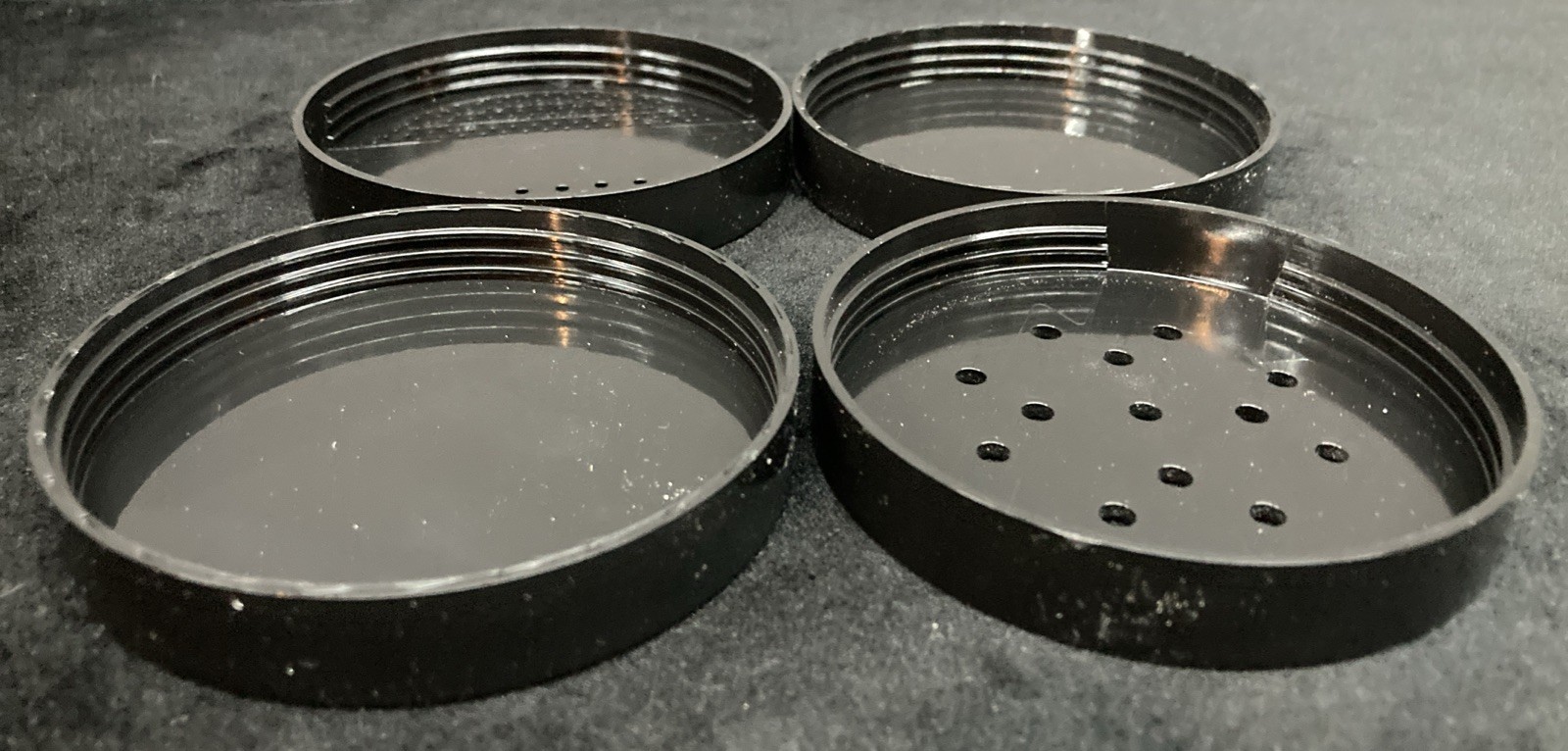 Magic Bullet Lids Replacement Parts Shaker, Steamer, Solid Set of 4