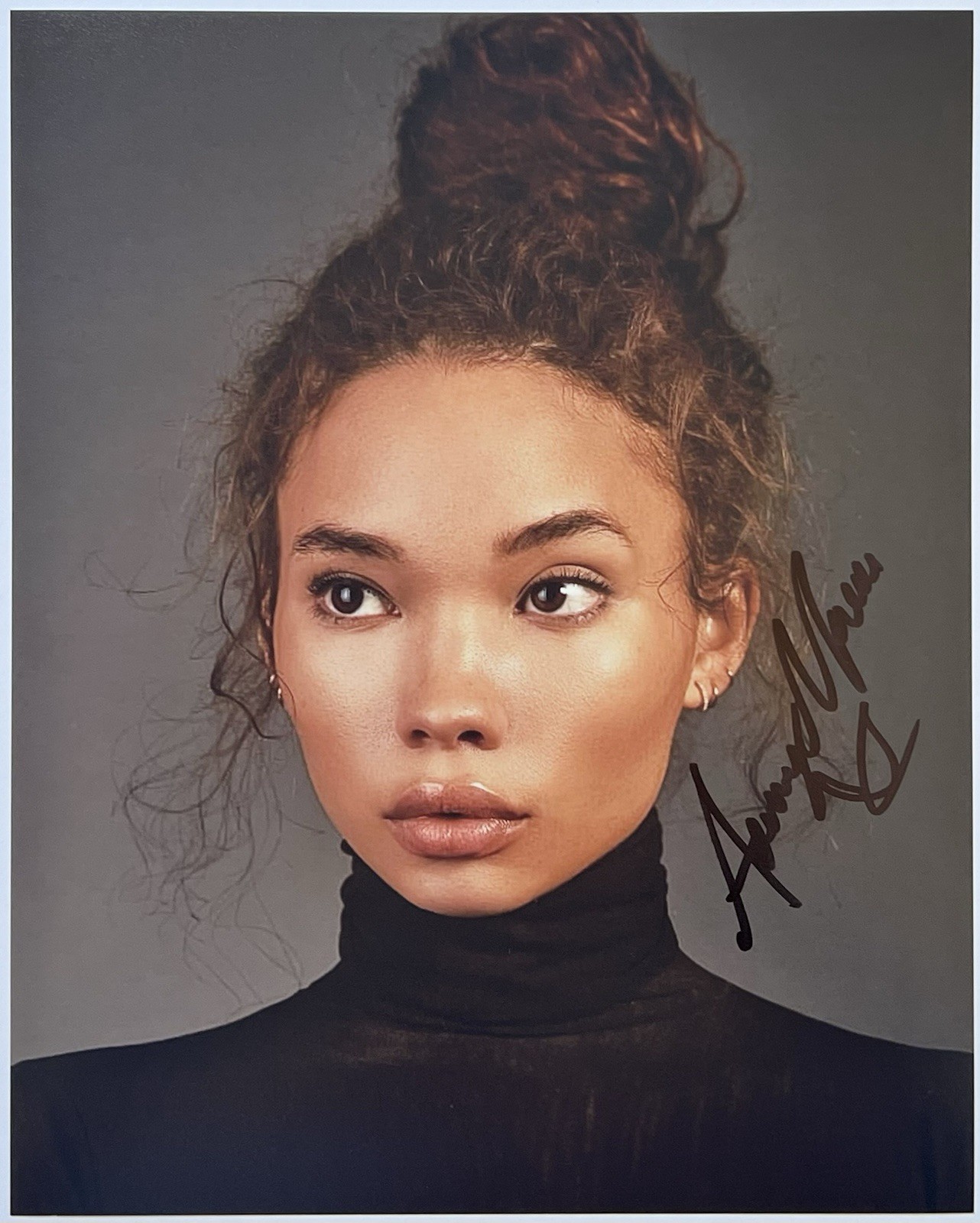 Ashley Moore Signed In Person 8x10 Photo - Model, Actress