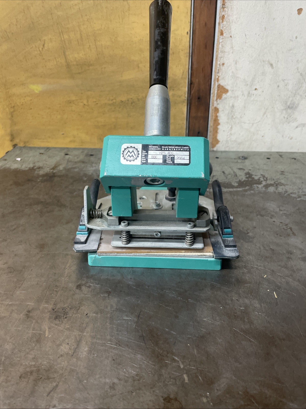 Mussel Maschinenbau Marktredwitz HZS 40S 886 Bench Top Press Cutting Tool