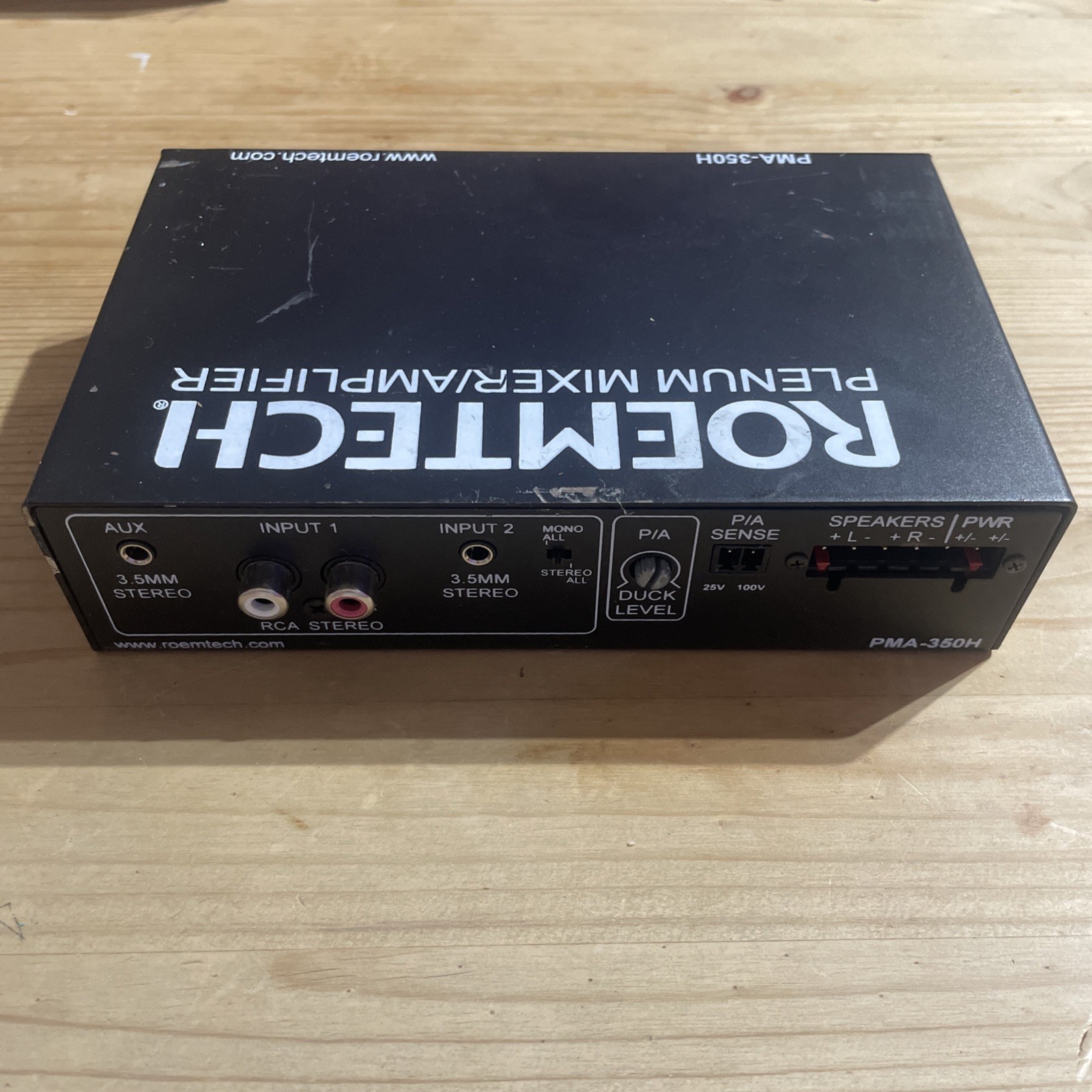 Roemtech Plenum Audio Mixer-Amp  PMA-350H