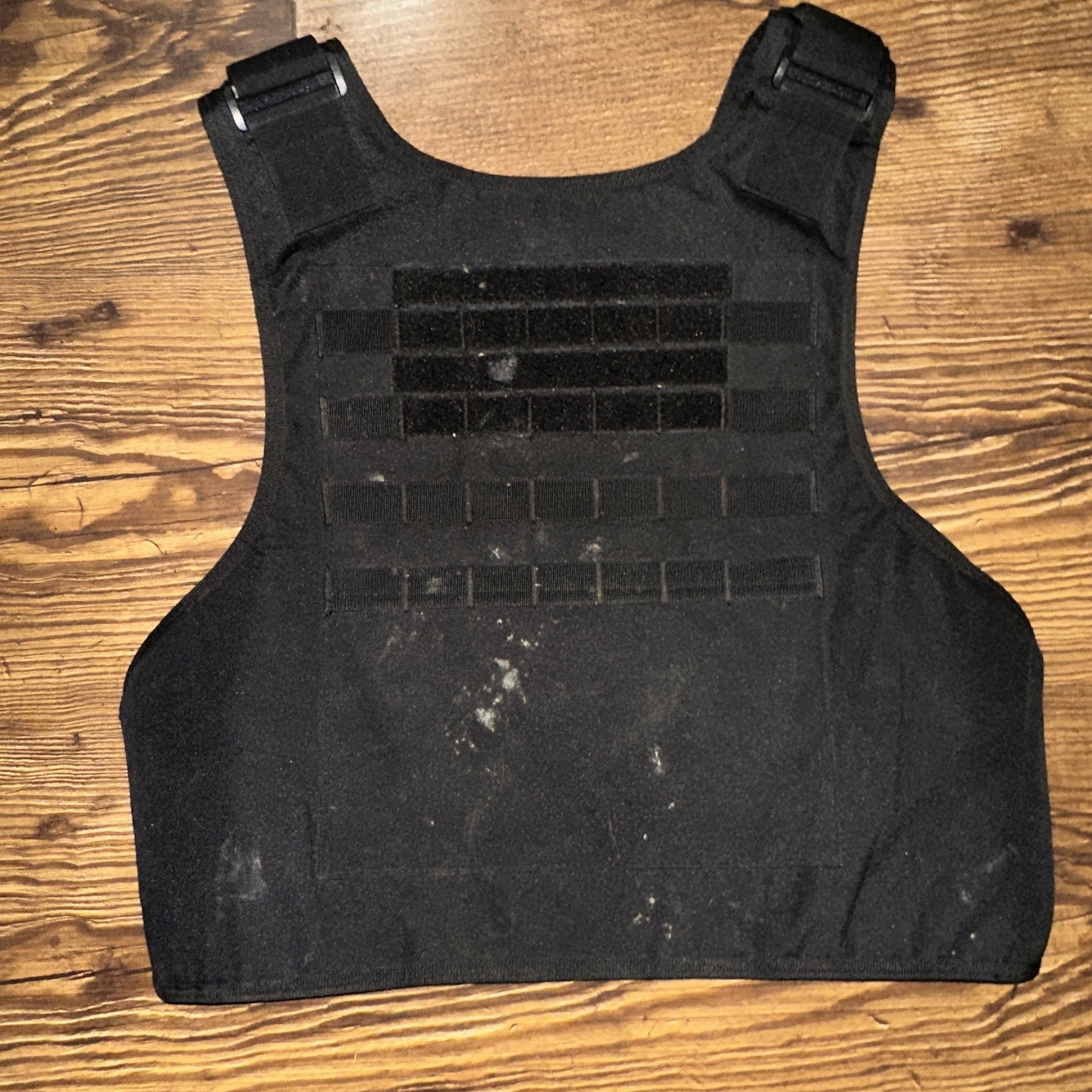 Tactical Carrier Vest Black Adjustable Venom Mgflashforce