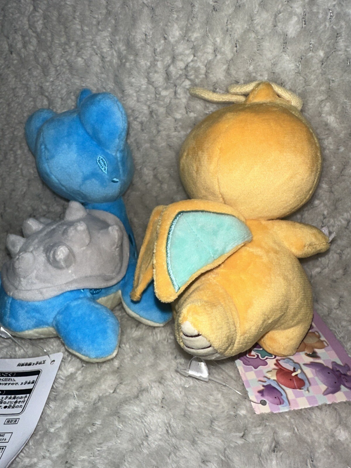 NEW Pokemon Center - Transform Ditto Plush: Dragonite Lapras Doll Toy 6 Inches