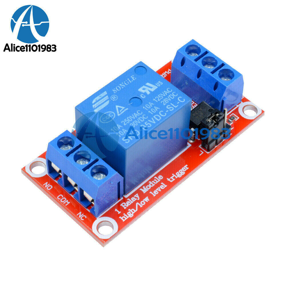 5V/9V/12V/24V 1/2/4 Channel Relay +Optocoupler Support High Low Level Trigger