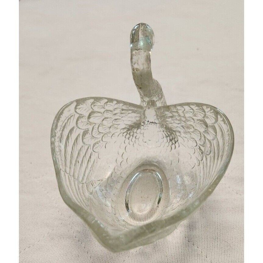 Glass Swan Candy Dish for Parties and Home Décor