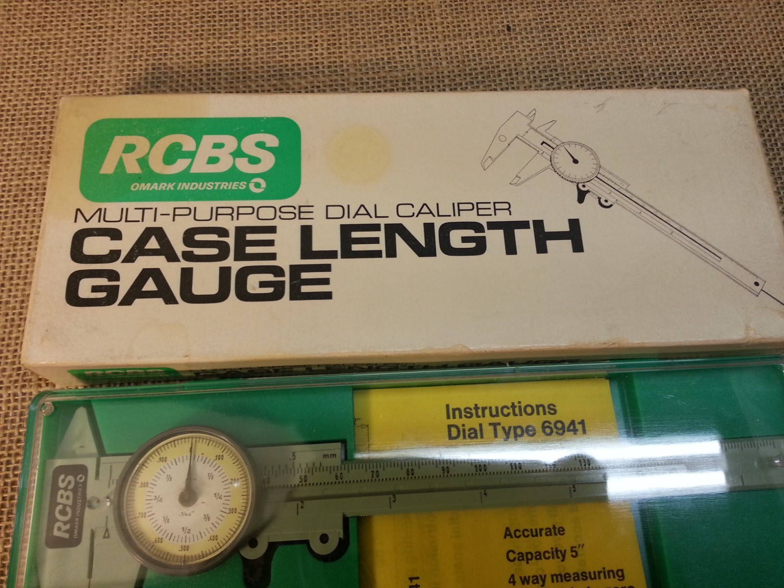 RCBS #09448 Case length Gauge Dial Caliper