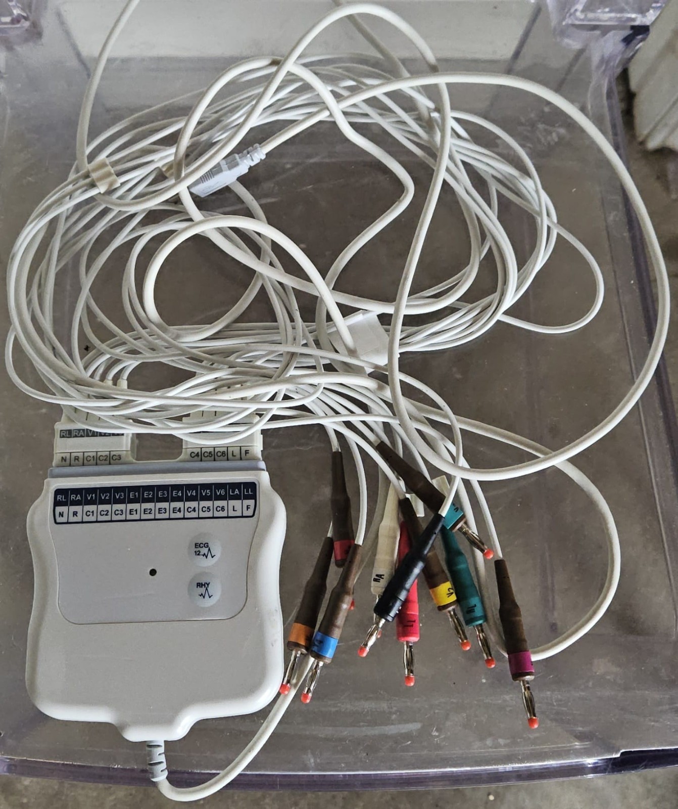Mortara ECG Model ELI 380 Machine with leads And module .Read description