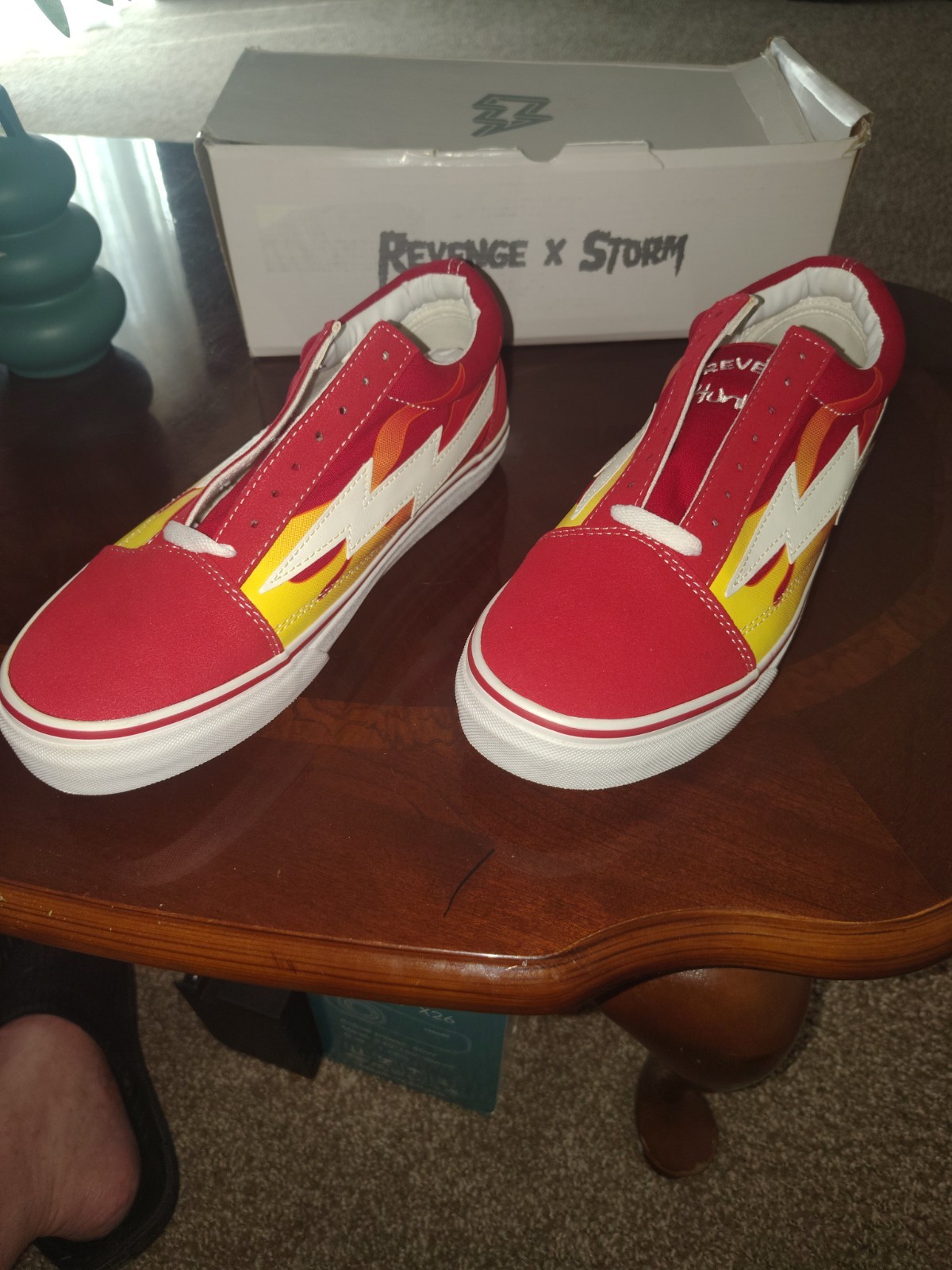 Size 9 - Revenge X Storm Ian Conner Low Top Red Rag