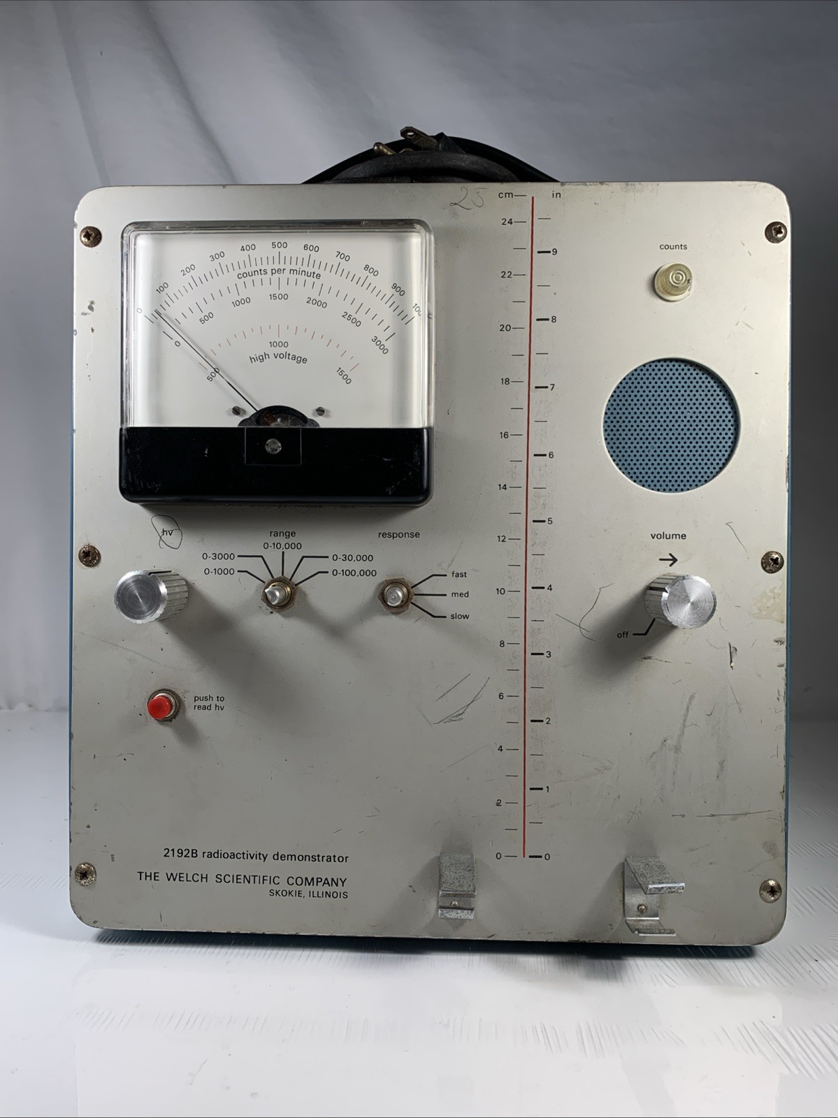 The Welch Scientific Company, 2192B Radioactivity Demonstrator **PARTS ONLY**