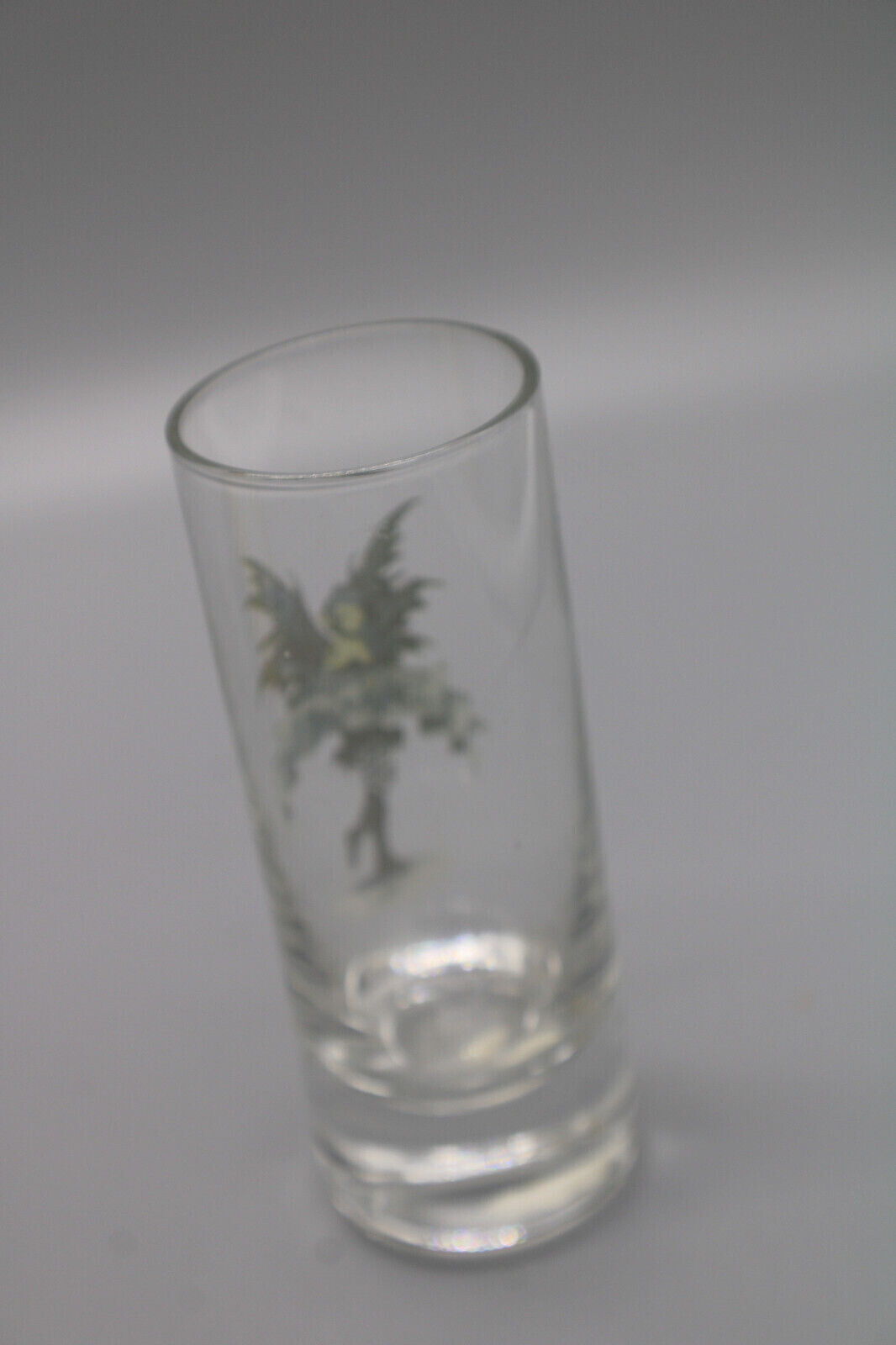 "Back off" Shot Glass with Comic Design