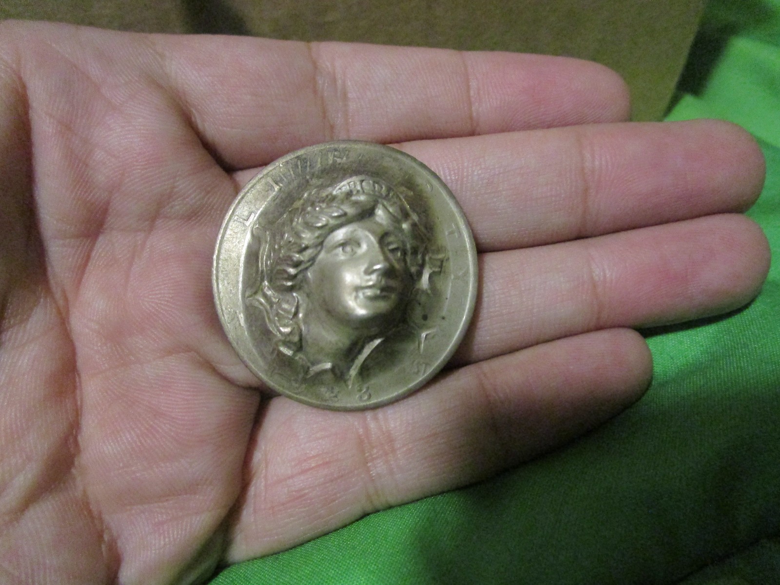 1923 $1 Dollar Punch Out Coin