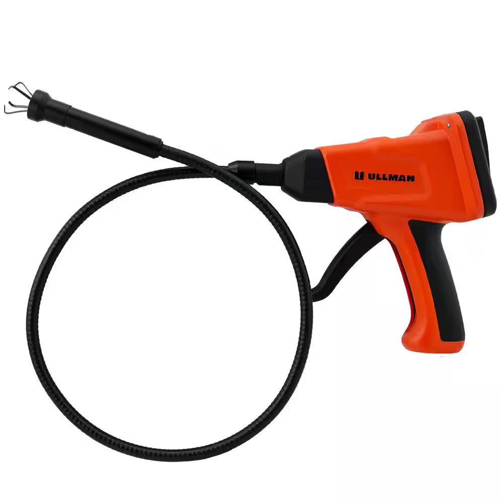 Camera Assisted Retrieval Tool with Adjustable Gooseneck and Spring Claw