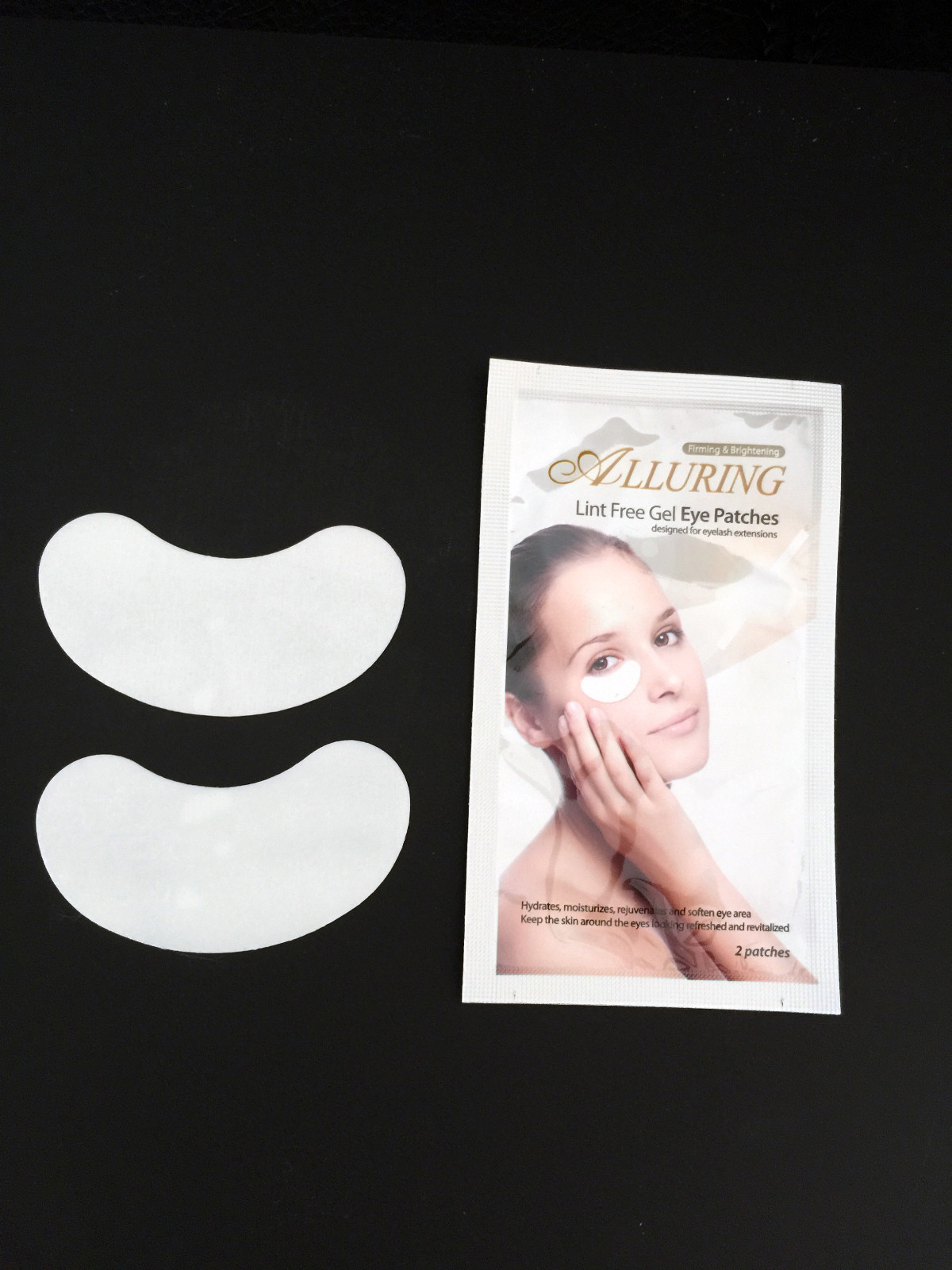 Alluring Under Gel Eye Patches Pads Lint free x100 eyelash Extensions (banana)