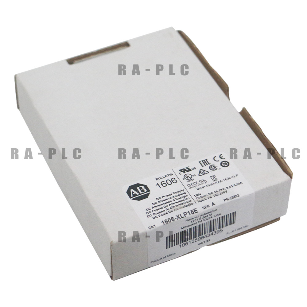New AB 1606-XLP15E Power Supply 15 W 24V DC Compact Family Global Input Voltage
