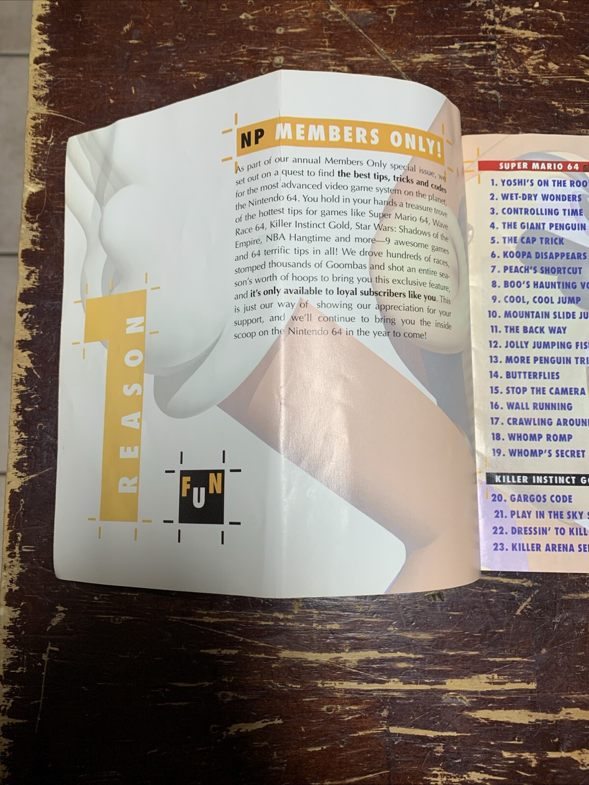 Nintendo 64 Power Tips Bonus Issue Magazine